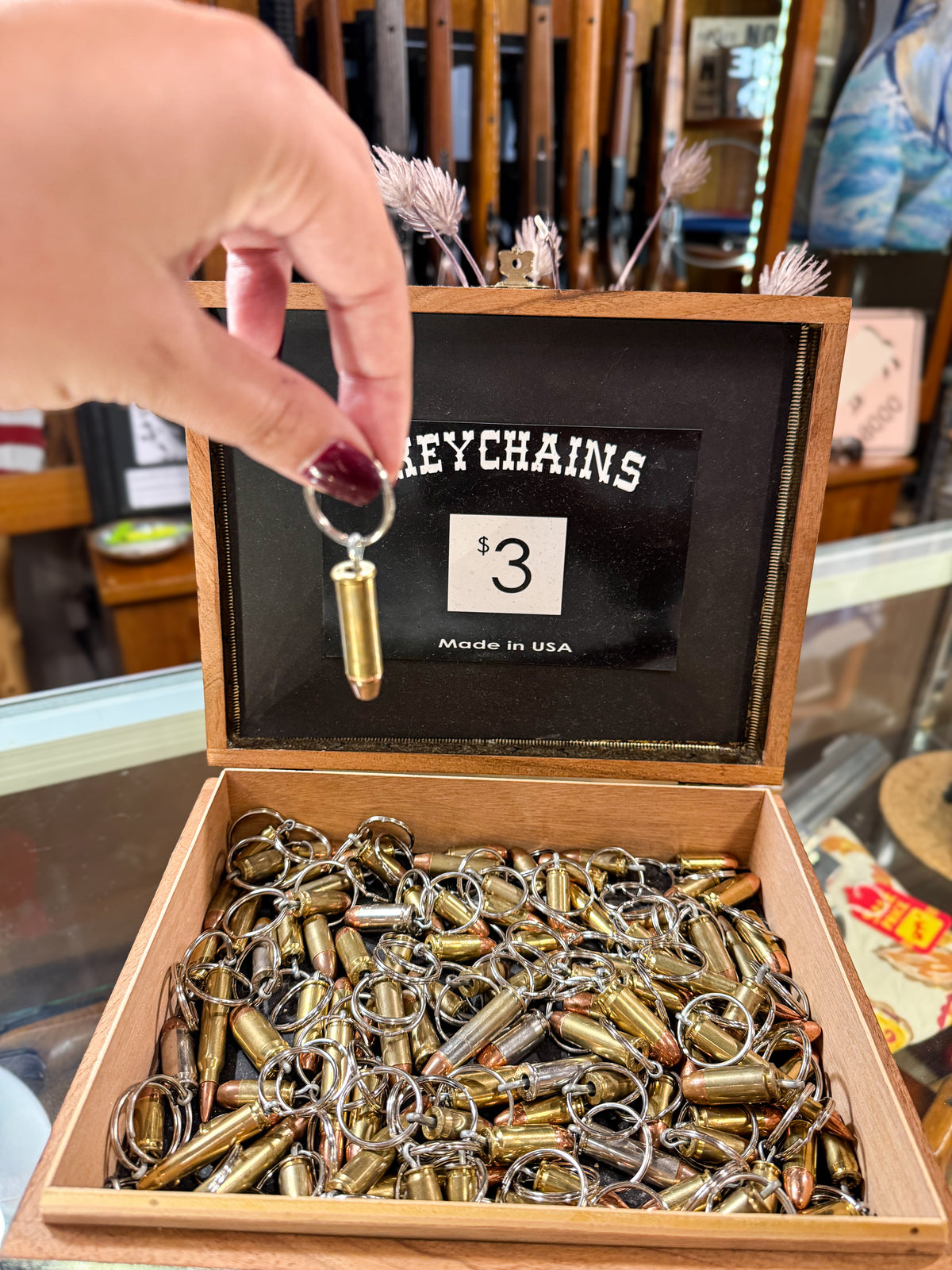 Mystery Bullet Keychain