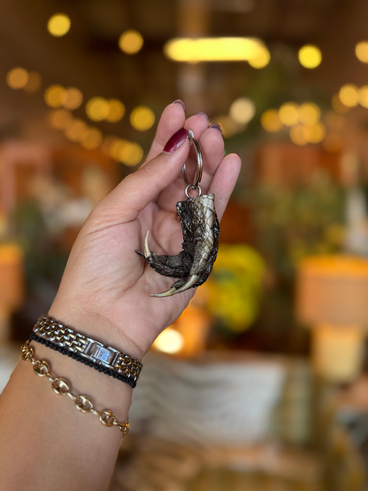 Gator Foot Keychain