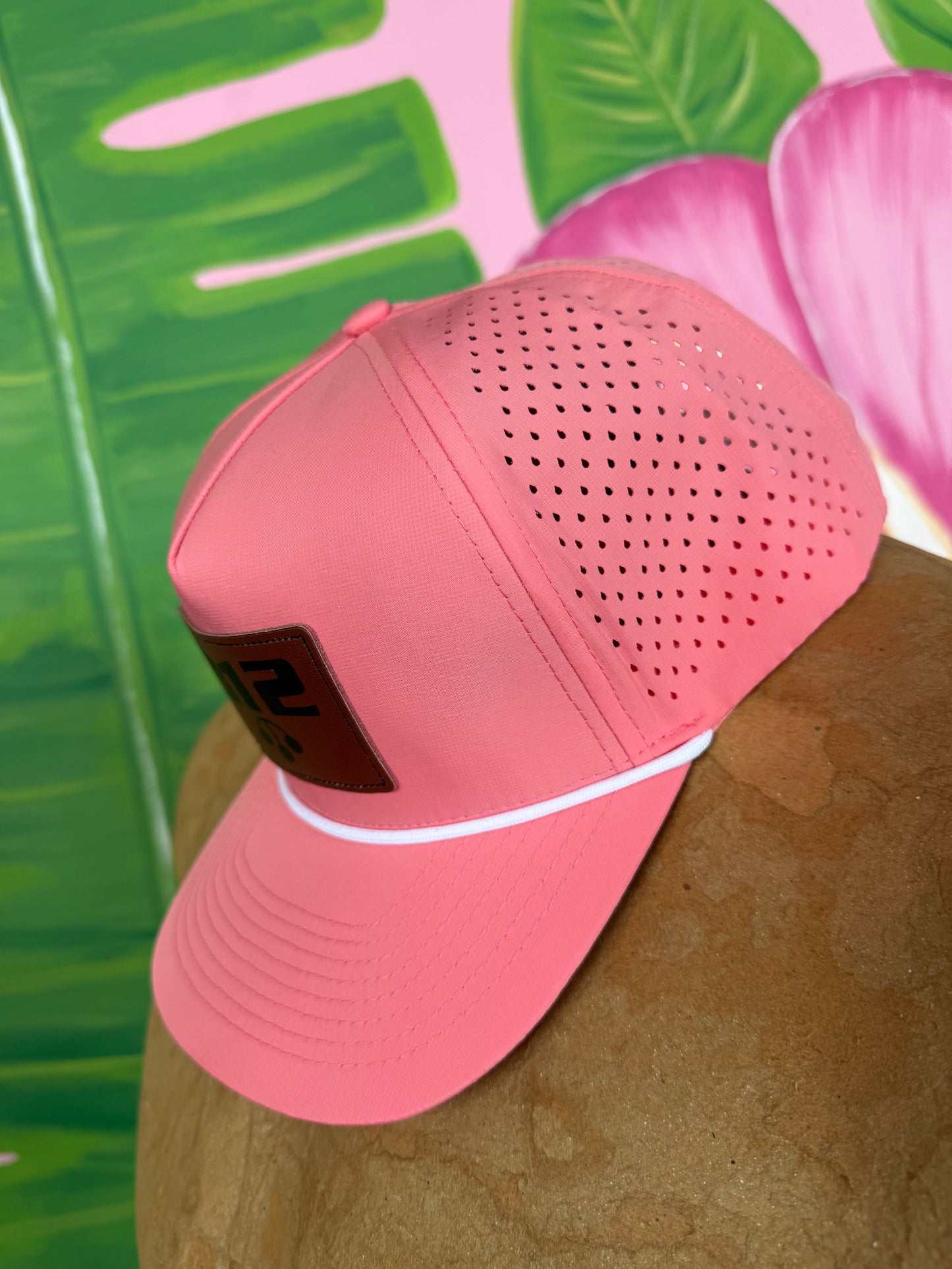 312 Pink Performance Trucker Hat