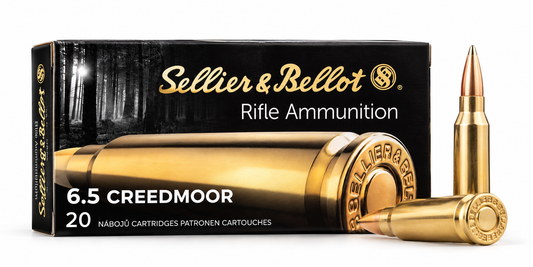Sellier & Bellot 6.5 Creedmoor Rifle Ammunition – 20 Round Box