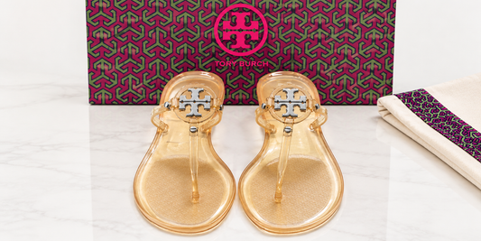 Brand New Tory Burch Jelly Sandals – Comes with Original Box & Dust Bag Size:7